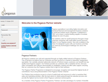 Tablet Screenshot of partners.pegasus.co.uk